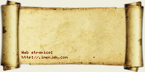 Anđa Veljković vizit kartica